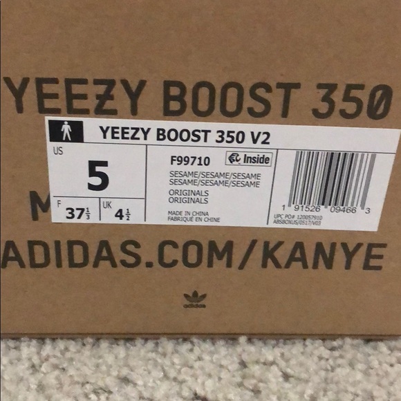 Yeezy boost 350 V2 sesame - Picture 5 of 15